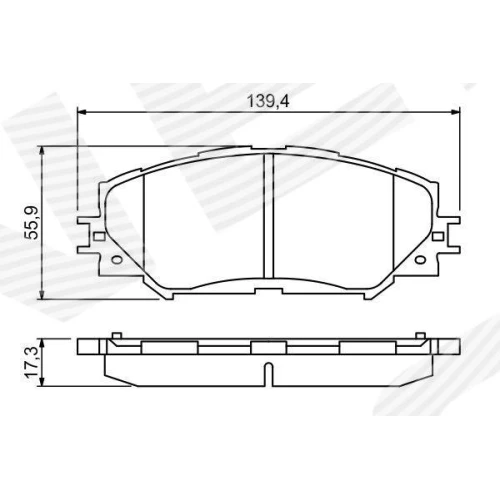 BRAKE PADS FOR DISC BRAKES - 6