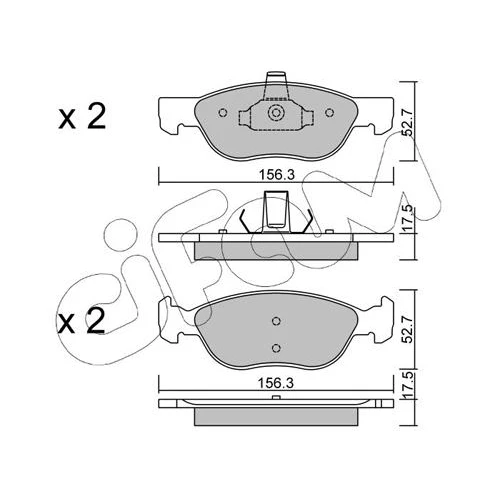 BRAKE PADS FOR DISC BRAKES - 0