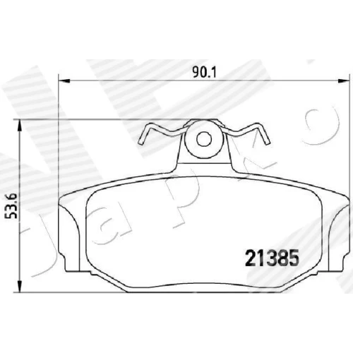 BRAKE PADS FOR DISC BRAKES - 1