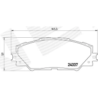 Brake pads for disc brakes