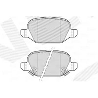 Brake pads for disc brakes