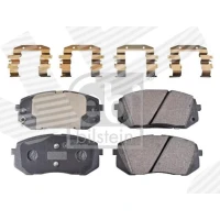 Brake pads for disc brakes