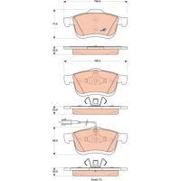 Brake pads for disc brakes