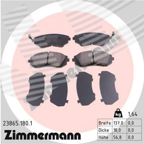 BRAKE PADS FOR DISC BRAKES - 0