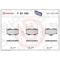 Brake pads for disc brakes