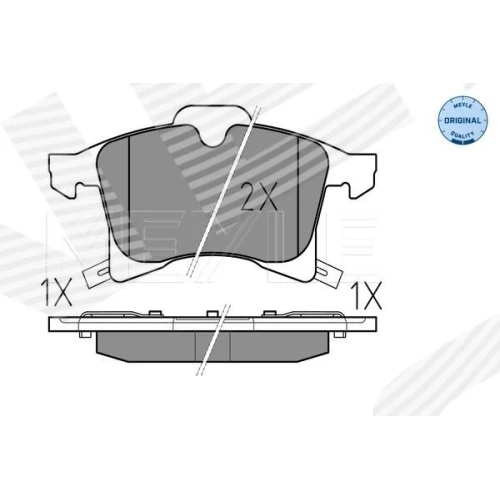 BRAKE PADS FOR DISC BRAKES - 1