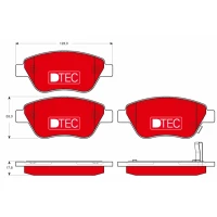 Brake pads for disc brakes