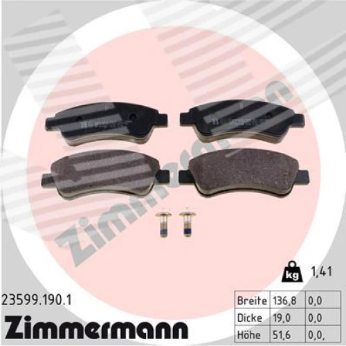 BRAKE PADS FOR DISC BRAKES - 0