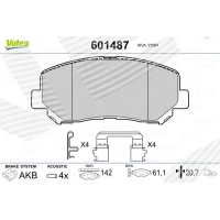 Brake pads for disc brakes