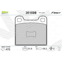 Brake pads for disc brakes