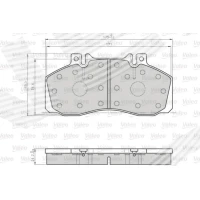 Brake pads for disc brakes