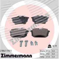 Brake pads for disc brakes