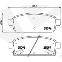 Brake pads for disc brakes