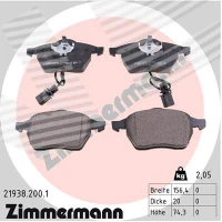 Brake pads for disc brakes