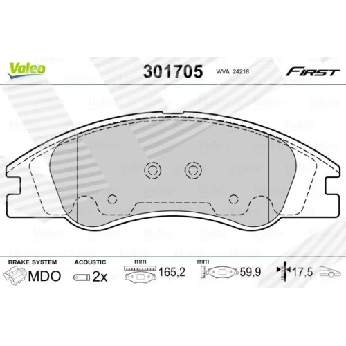 BRAKE PADS FOR DISC BRAKES - 0