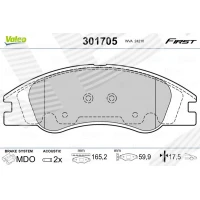 Brake pads for disc brakes