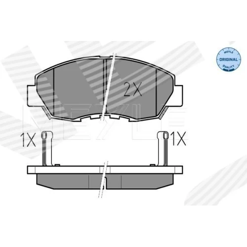 BRAKE PADS FOR DISC BRAKES - 0