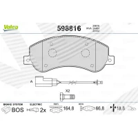 Brake pads for disc brakes