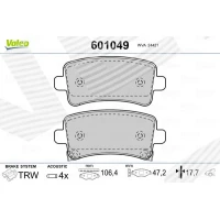 Brake pads for disc brakes