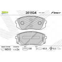 Brake pads for disc brakes