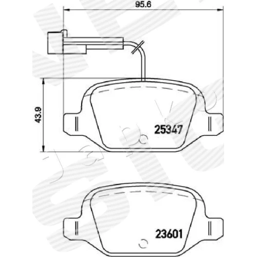 BRAKE PADS FOR DISC BRAKES - 1