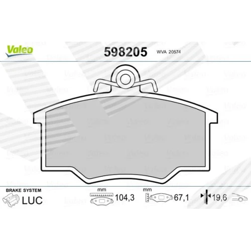 BRAKE PADS FOR DISC BRAKES - 0