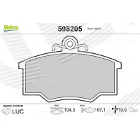 Brake pads for disc brakes