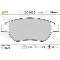 Brake pads for disc brakes