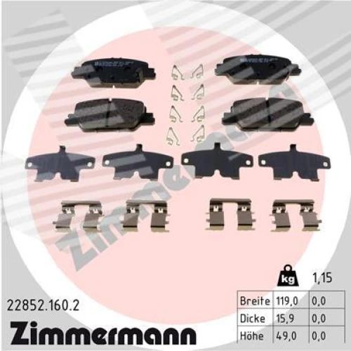 BRAKE PADS FOR DISC BRAKES - 0