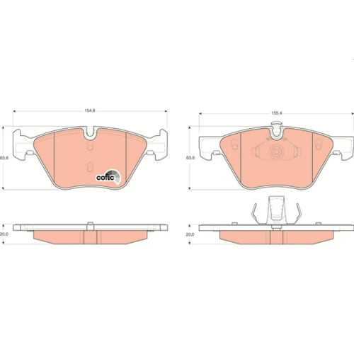 BRAKE PADS FOR DISC BRAKES - 0