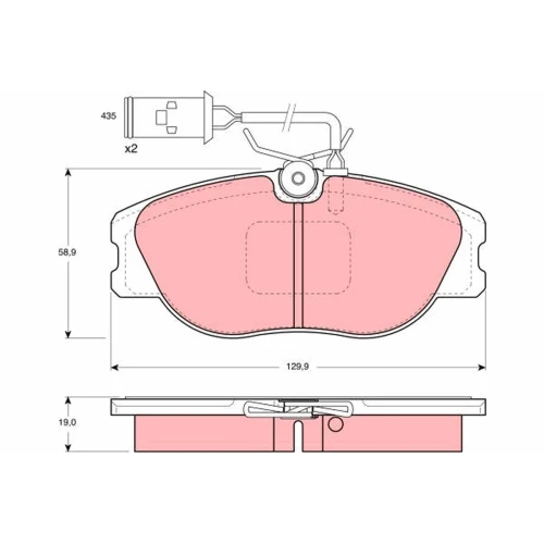 BRAKE PADS FOR DISC BRAKES - 0