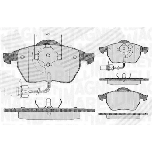 BRAKE PADS FOR DISC BRAKES - 0