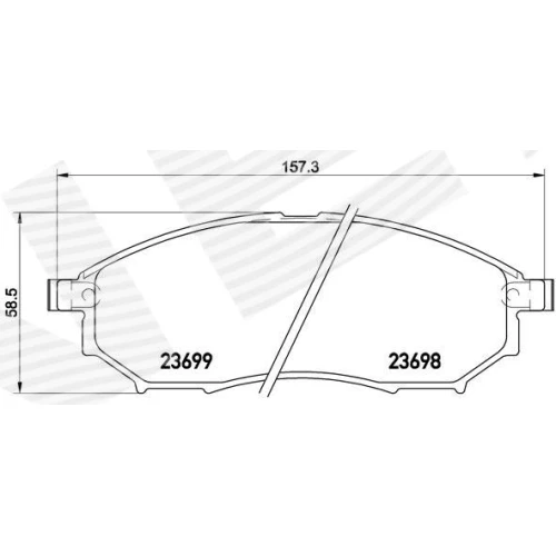 BRAKE PADS FOR DISC BRAKES - 0