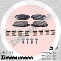 Brake pads for disc brakes