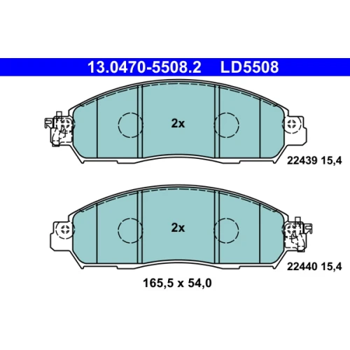 BRAKE PADS FOR DISC BRAKES - 0