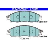 Brake pads for disc brakes