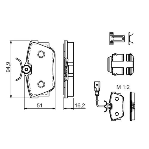 BRAKE PADS FOR DISC BRAKES - 4