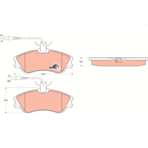 BRAKE PADS FOR DISC BRAKES - 0