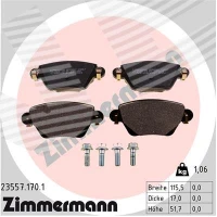 Brake pads for disc brakes