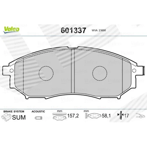 BRAKE PADS FOR DISC BRAKES - 0