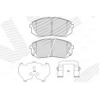 Brake pads for disc brakes