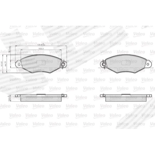 BRAKE PADS FOR DISC BRAKES - 1