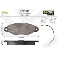 Brake pads for disc brakes