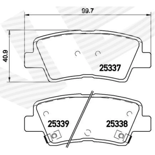 BRAKE PADS FOR DISC BRAKES - 0