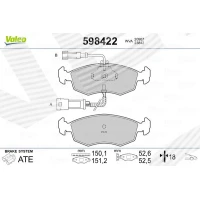 Brake pads for disc brakes