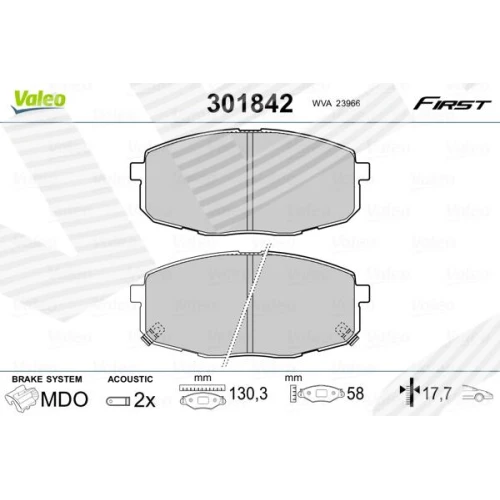 BRAKE PADS FOR DISC BRAKES - 0