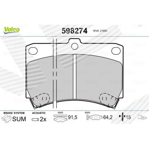 BRAKE PADS FOR DISC BRAKES - 0