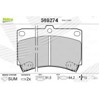 Brake pads for disc brakes