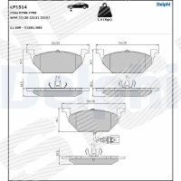 Brake pads for disc brakes