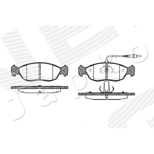 BRAKE PADS FOR DISC BRAKES - 1